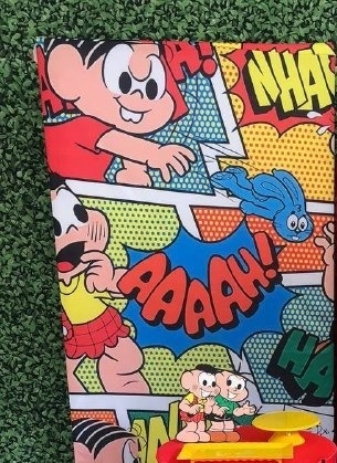 Capa Painel Retangular Turma da Mônica - Sua Festa Pegue & Monte