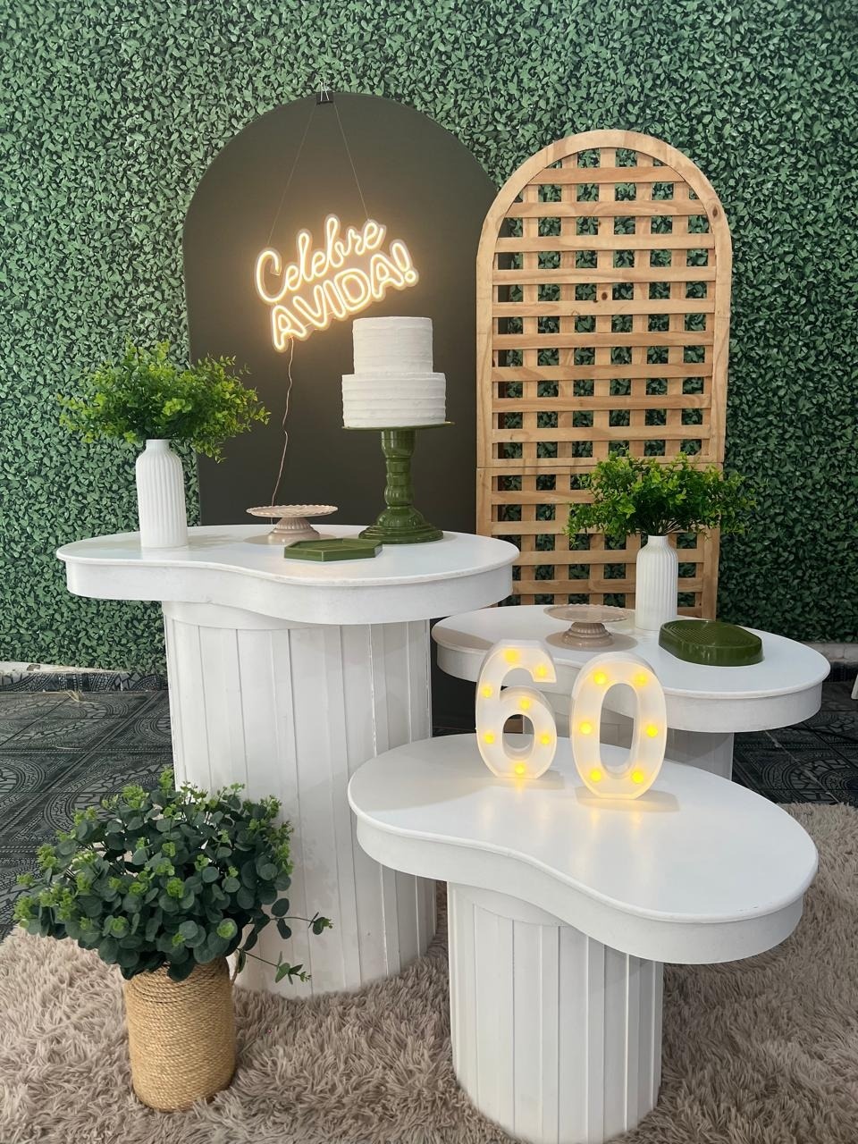 Kit Adulto - 80 Pinus (60 Anos) - Sua Festa Pegue & Monte