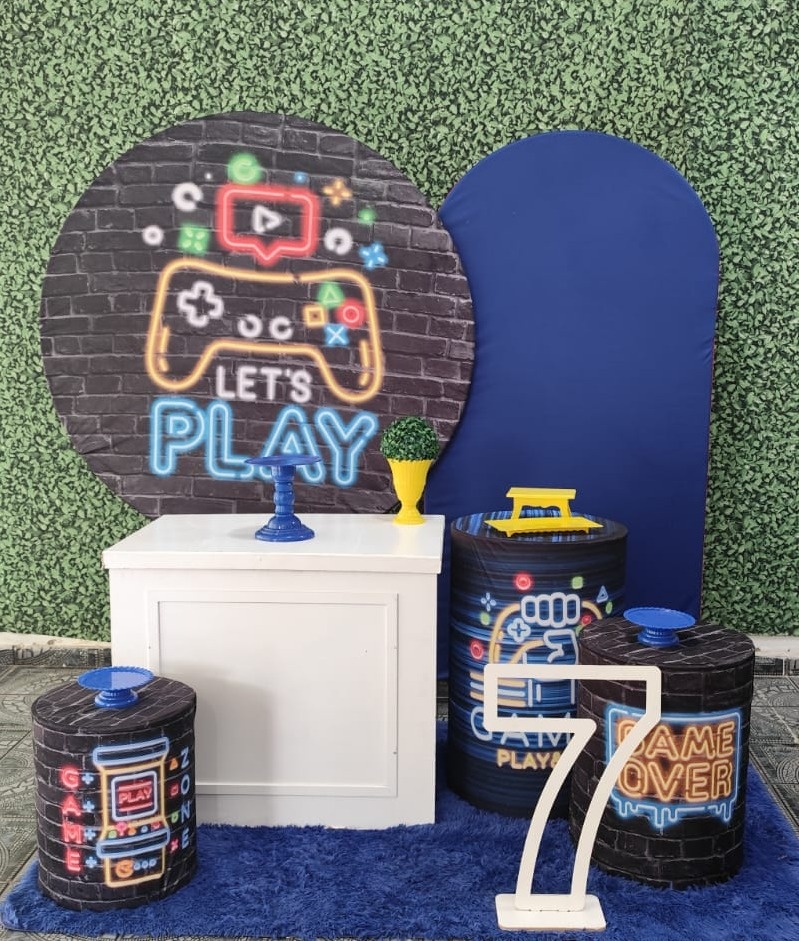 Kit Gamer Festejar  - Sua Festa Pegue & Monte