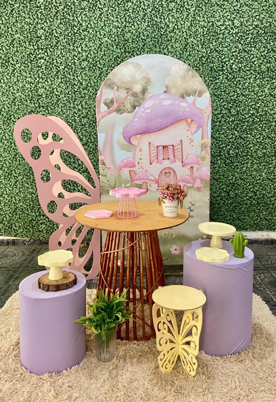 Kit Bosque Encantado Personalizado 5 - Sua Festa Pegue & Monte