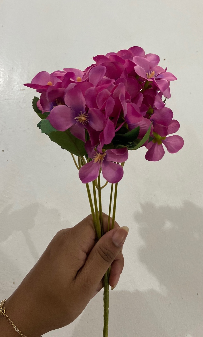 Buquê de Flores Pink P - Sua Festa Pegue & Monte