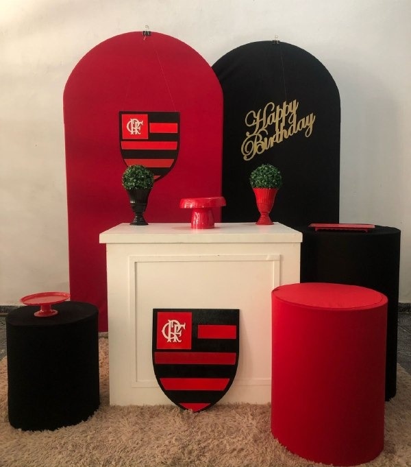 Kit Futebol Flamengo 1 - Sua Festa Pegue & Monte