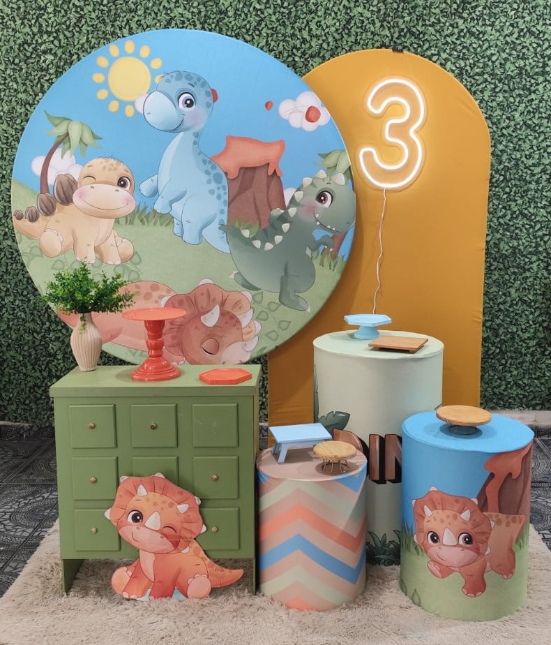 Kit Encantar Dino Baby - Sua Festa Pegue & Monte