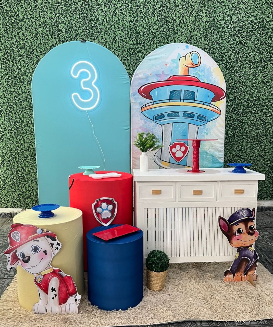 Kit Patrulha Canina Personalizado 5 - Sua Festa Pegue & Monte