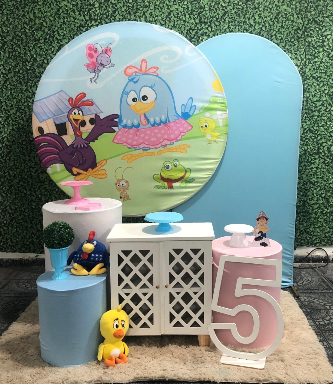 Kit Galinha Pintadinha Personalizado 4 - Sua Festa Pegue & Monte