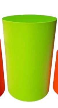 Capa Cilindro Verde Neon G - Sua Festa Pegue & Monte