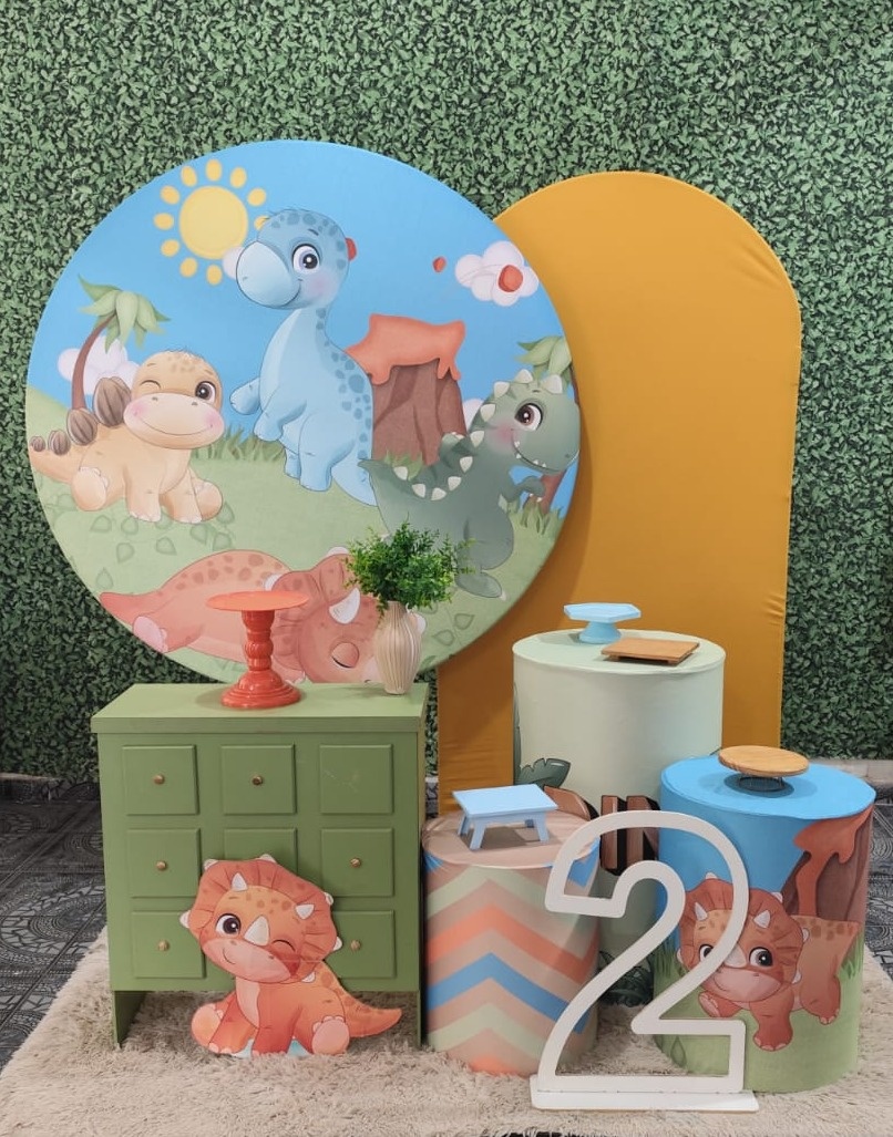 Kit Festejar Dino Baby - Sua Festa Pegue & Monte