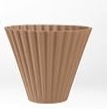 Vaso Elegance Bege - Sua Festa Pegue & Monte