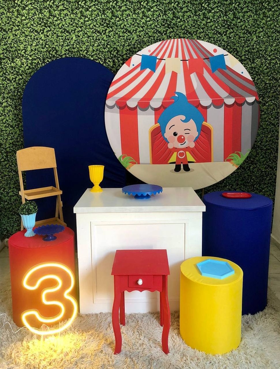 Kit Palhaço Herói Do Coração Personalizado 1 - Sua Festa Pegue & Monte
