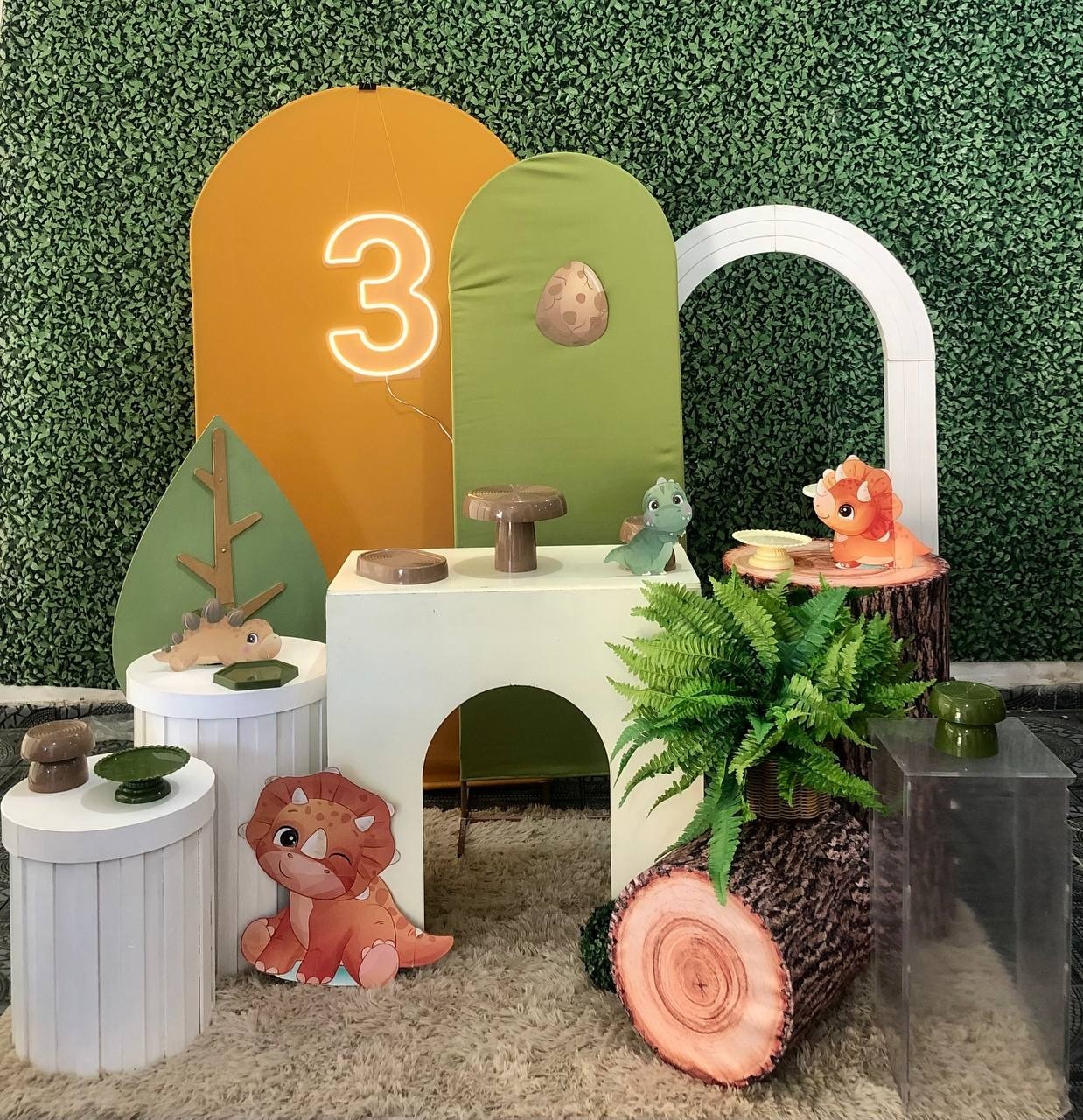 Kit Dinossauros Baby Personalizado 1 - Sua Festa Pegue & Monte