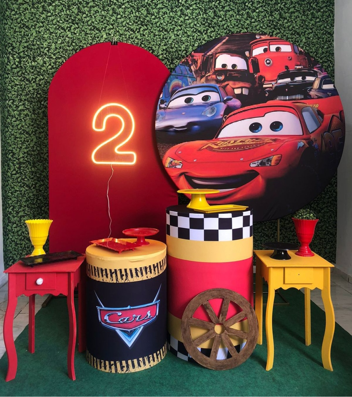 Kit Carros Relâmpago Mcqueen - Sua Festa Pegue & Monte