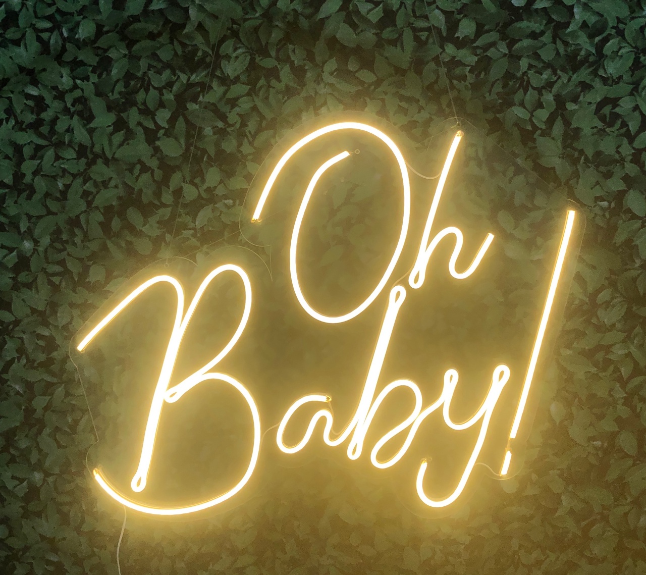 Letreiro Oh Baby Led  - Sua Festa Pegue & Monte