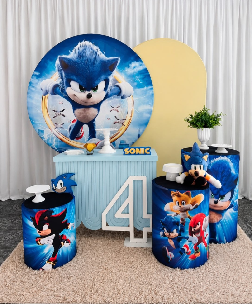 Kit Sonic Personalizado 02 - Sua Festa Pegue & Monte