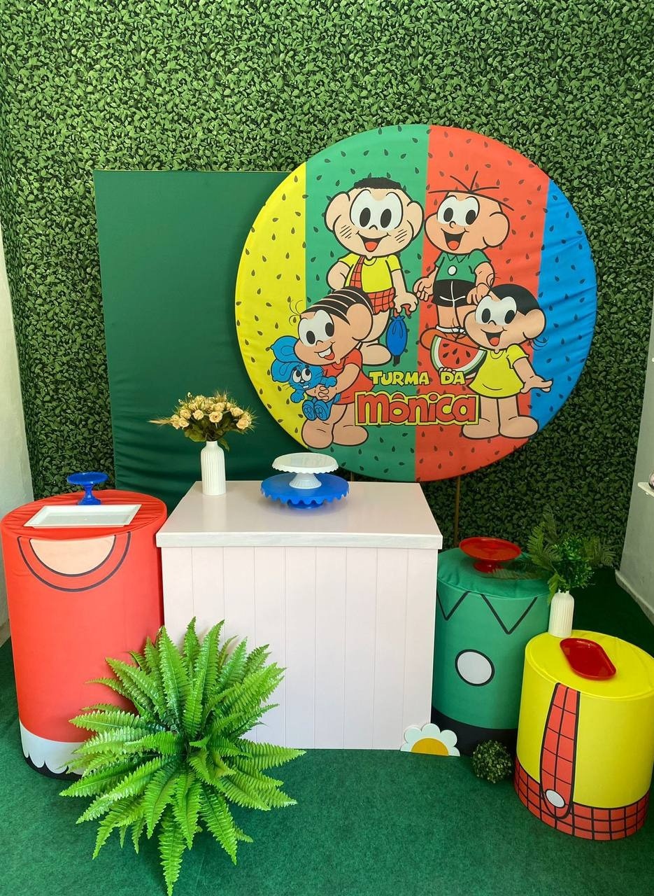 Kit Turma da Mônica Personalizado 1 - Sua Festa Pegue & Monte