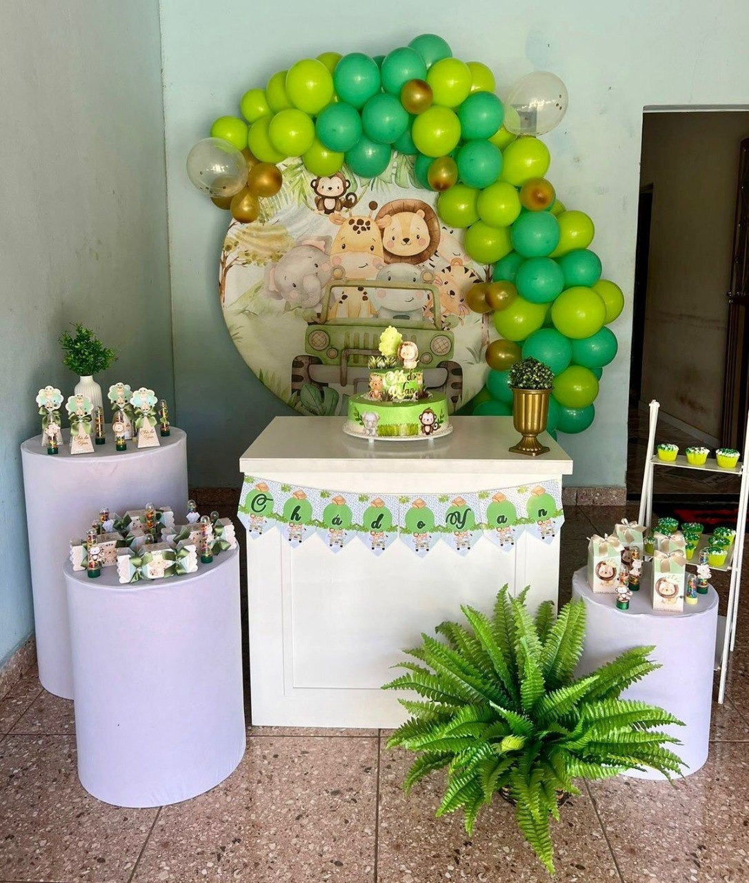 Kit Chá Revelação/Fralda - 34 - Sua Festa Pegue & Monte