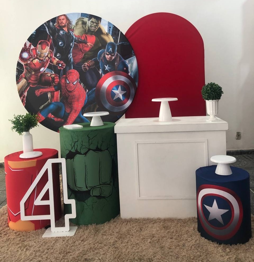 Kit Vingadores Festejar 2 - Sua Festa Pegue & Monte