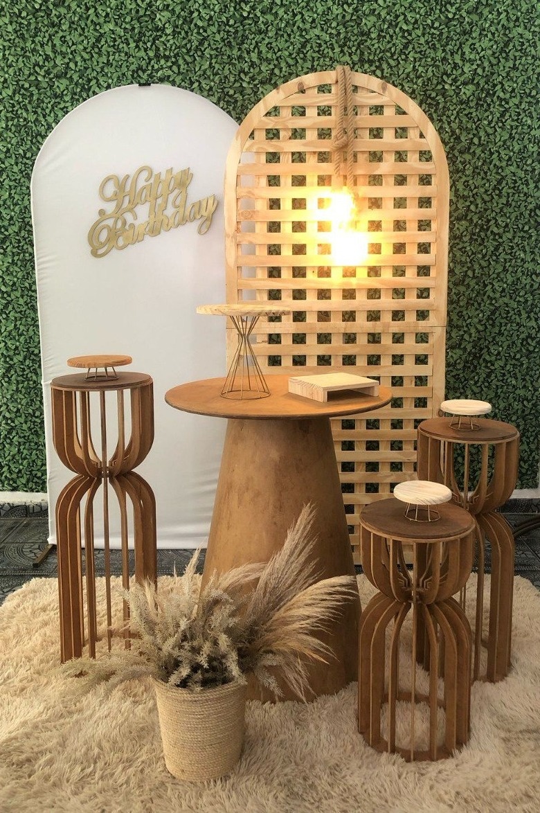 Kit Adulto Com Pinus - 03 - Sua Festa Pegue & Monte