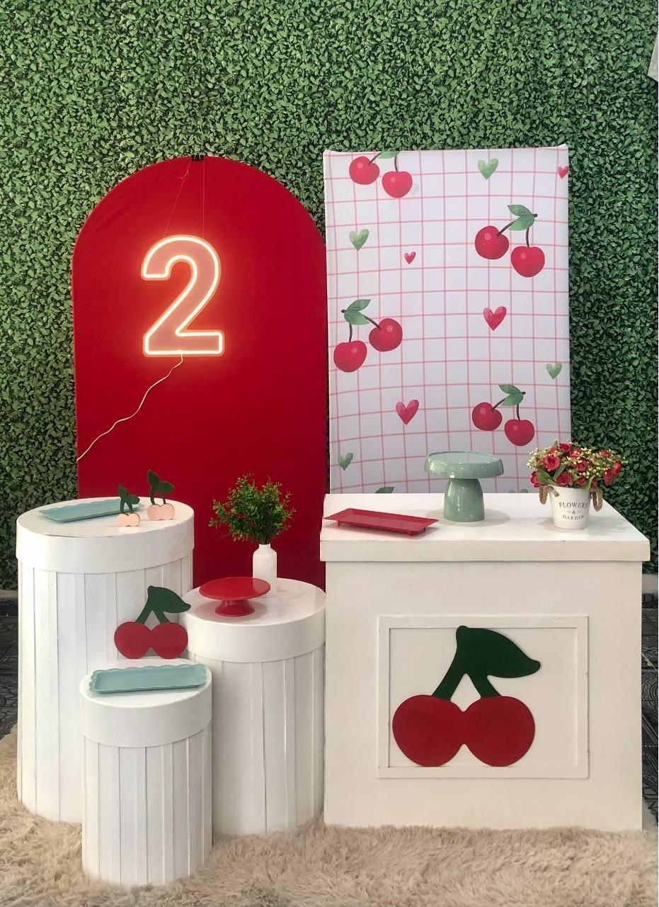 Kit Cerejinha Personalizado 1 - Sua Festa Pegue & Monte