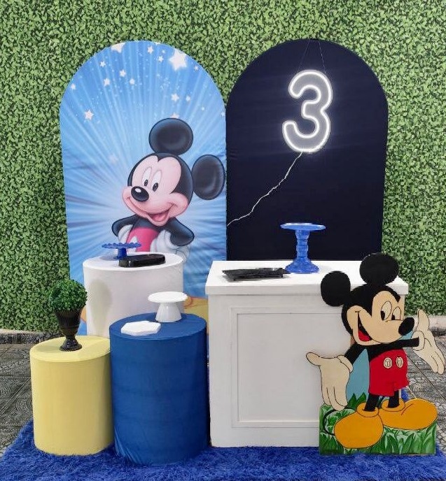 Kit Mickey Encantar - Sua Festa Pegue & Monte