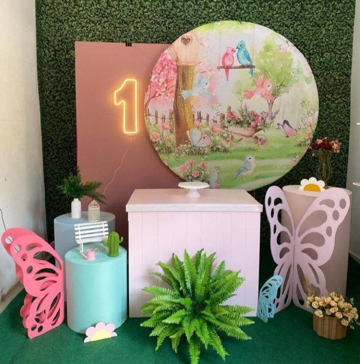 Kit Bosque Encantado Personalizado 3 - Sua Festa Pegue & Monte
