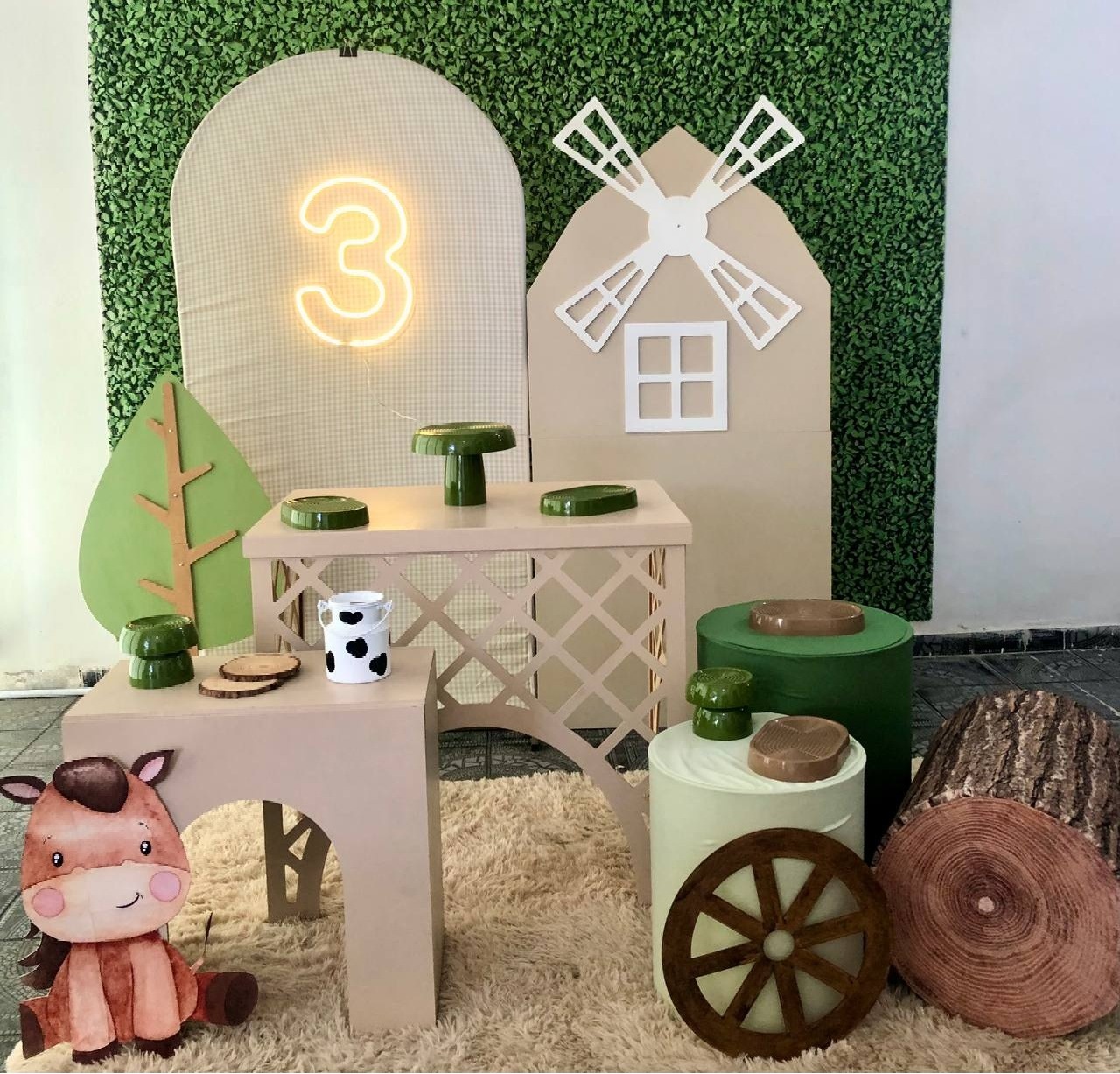 Kit Fazendinha Personalizado 3 - Sua Festa Pegue & Monte