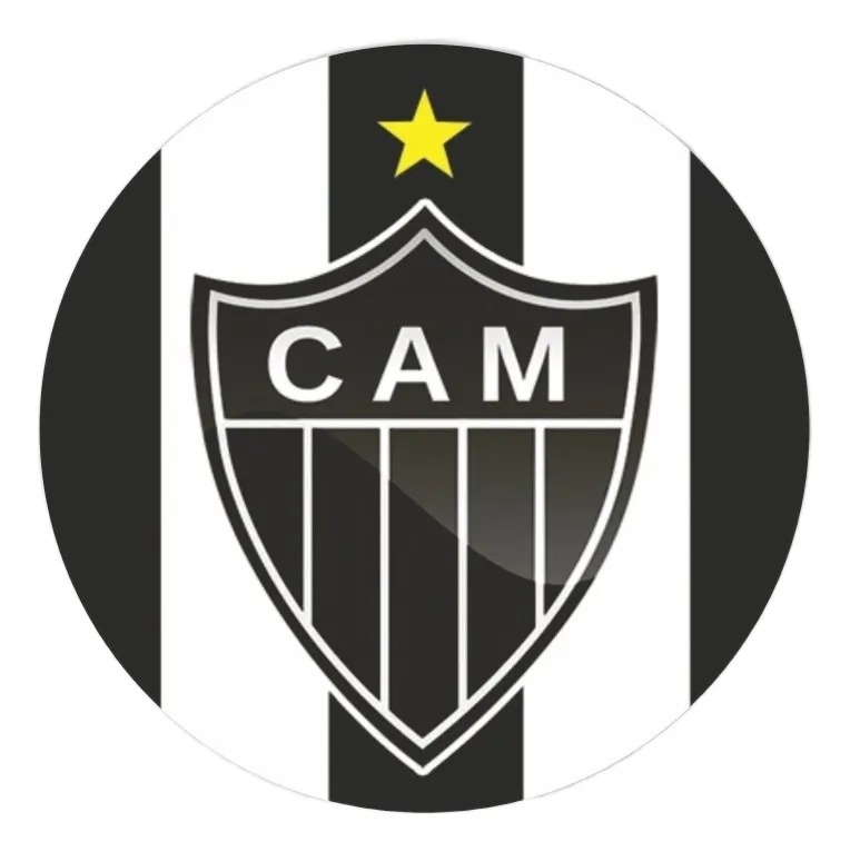 Capa Painel Redondo Atlético Mineiro - Sua Festa Pegue & Monte