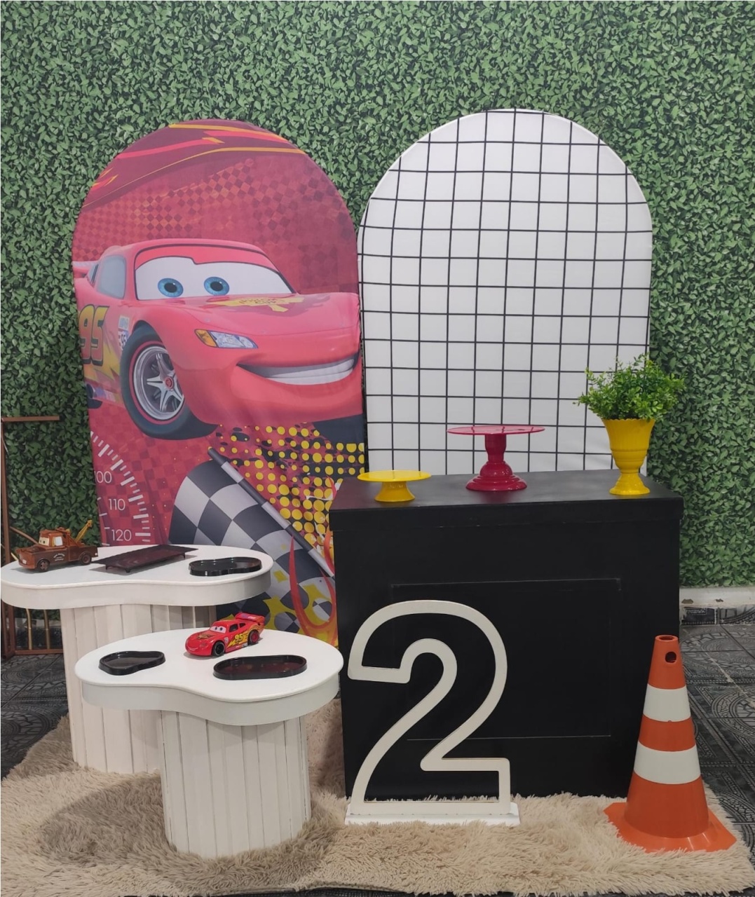 Kit Carros Relâmpago Mcqueen 2 - Sua Festa Pegue & Monte