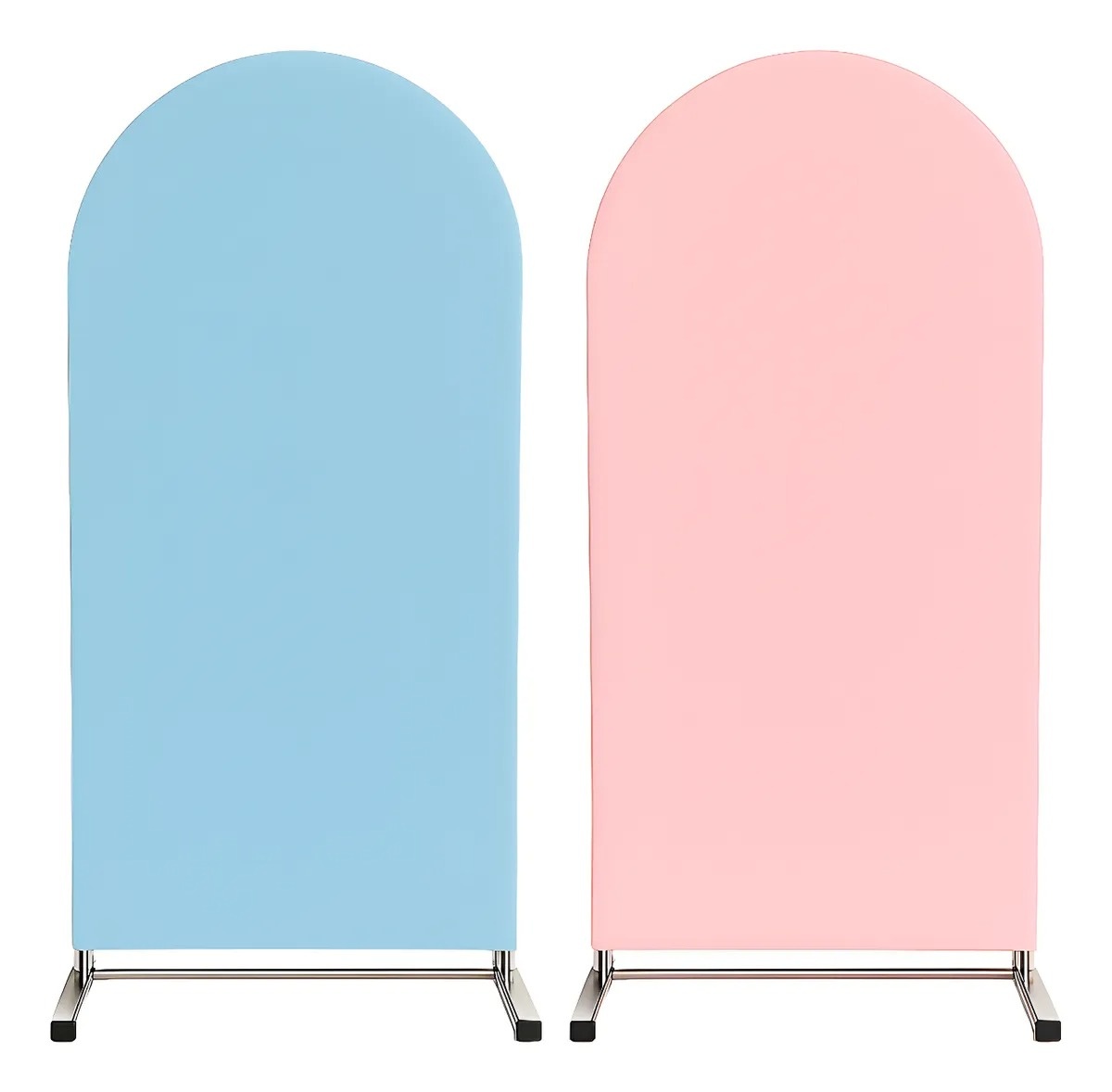 Capa Painel Romano Rosa Bebê/Azul Bebê 2,20X1,50  - Sua Festa Pegue & Monte