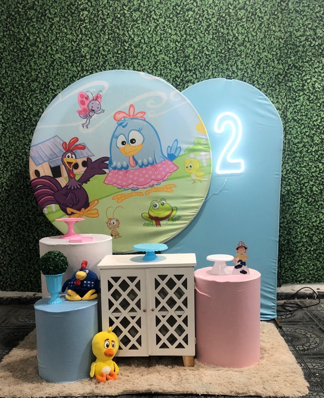 Kit Galinha Pintadinha Personalizado 3 - Sua Festa Pegue & Monte