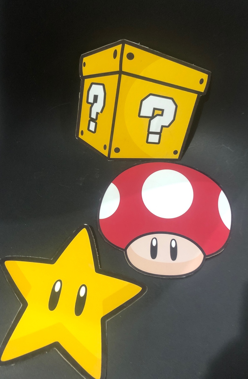 Display Super Mario de Papel  - Sua Festa Pegue & Monte