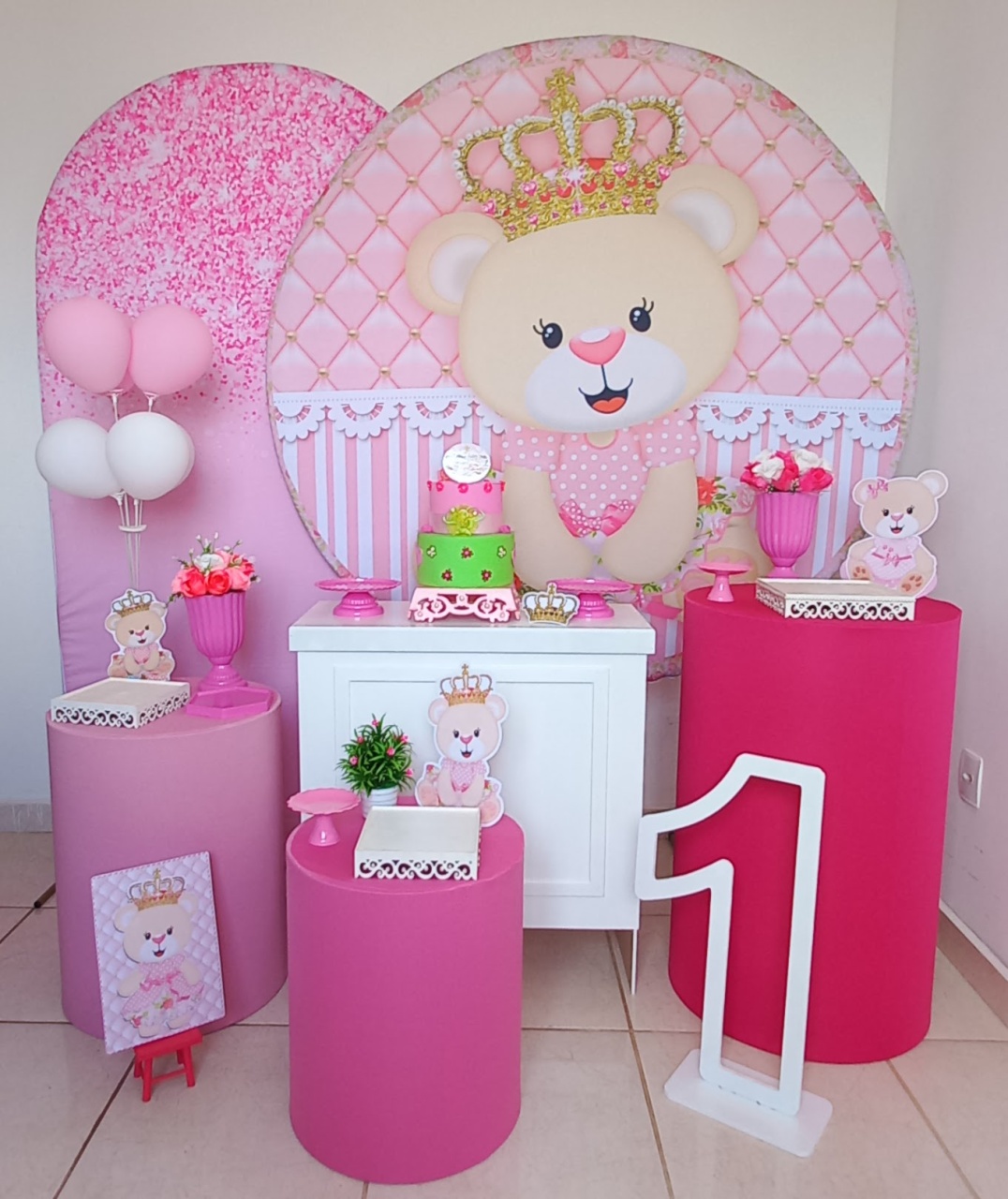 Ursinha Princesa  - Irmãs Festas Pegue e Monte 