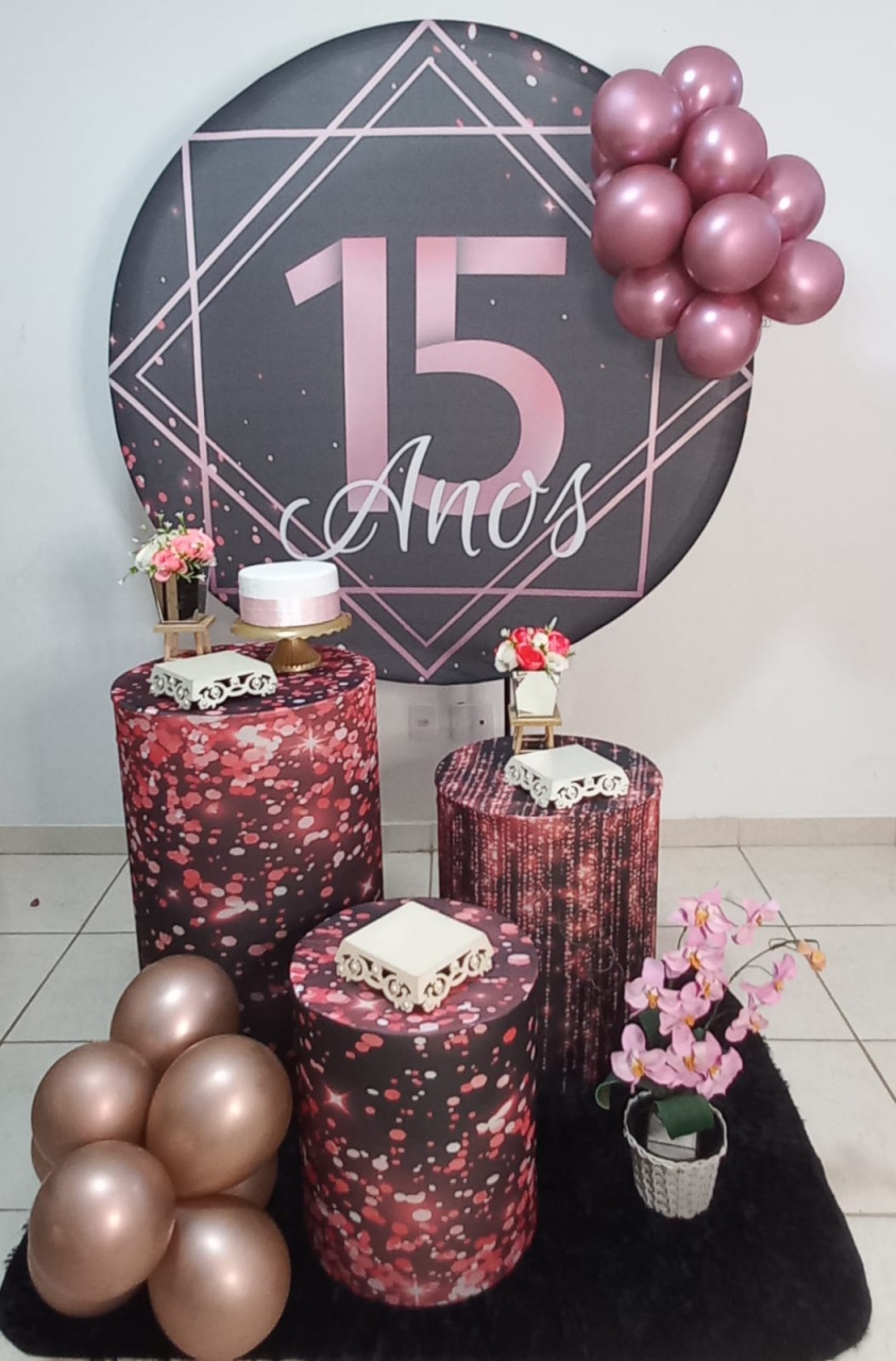 Kit Prata ( Valor Sem Tapete ) - Irmãs Festas Pegue e Monte 