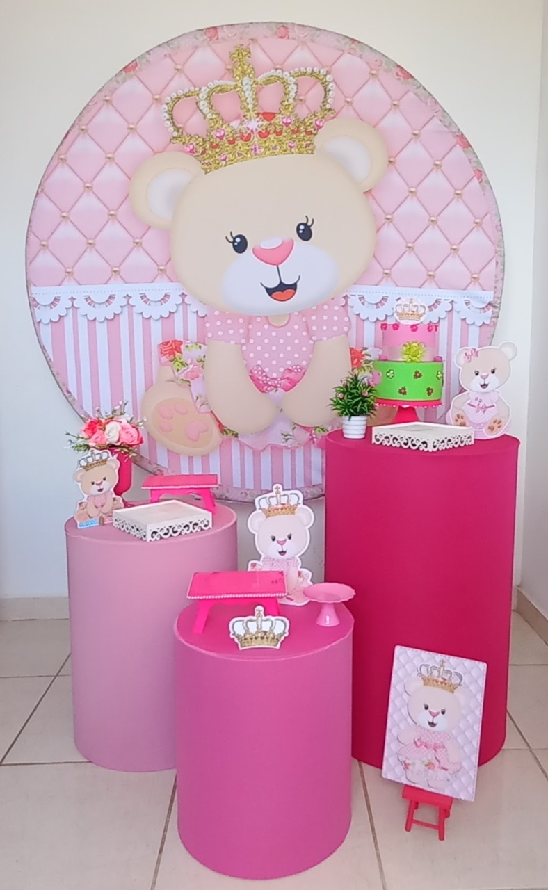 Ursinha Princesa  - Irmãs Festas Pegue e Monte 