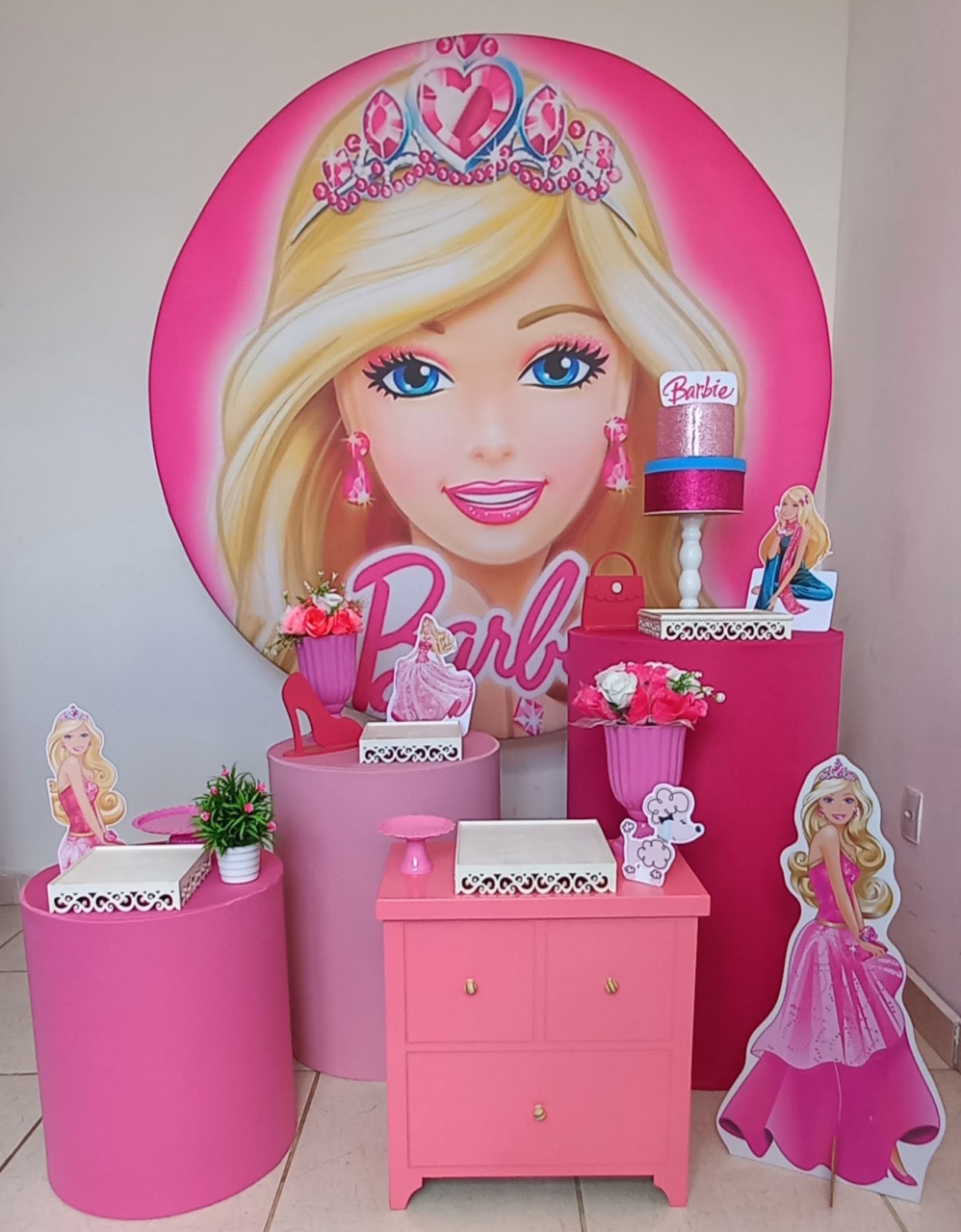 Barbie  - Irmãs Festas Pegue e Monte 