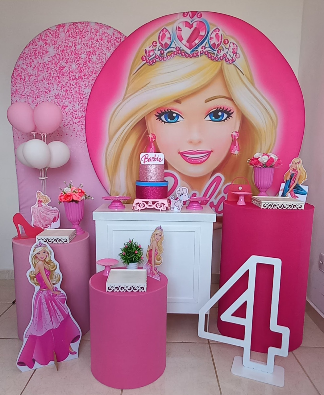 Barbie  - Irmãs Festas Pegue e Monte 