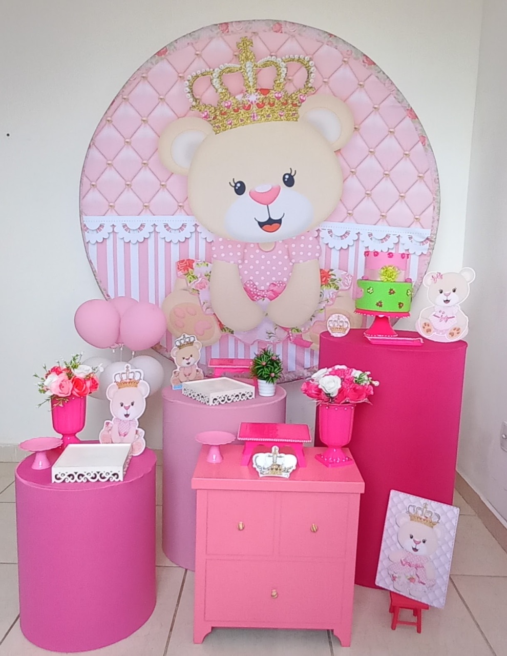 Ursinha Princesa  - Irmãs Festas Pegue e Monte 