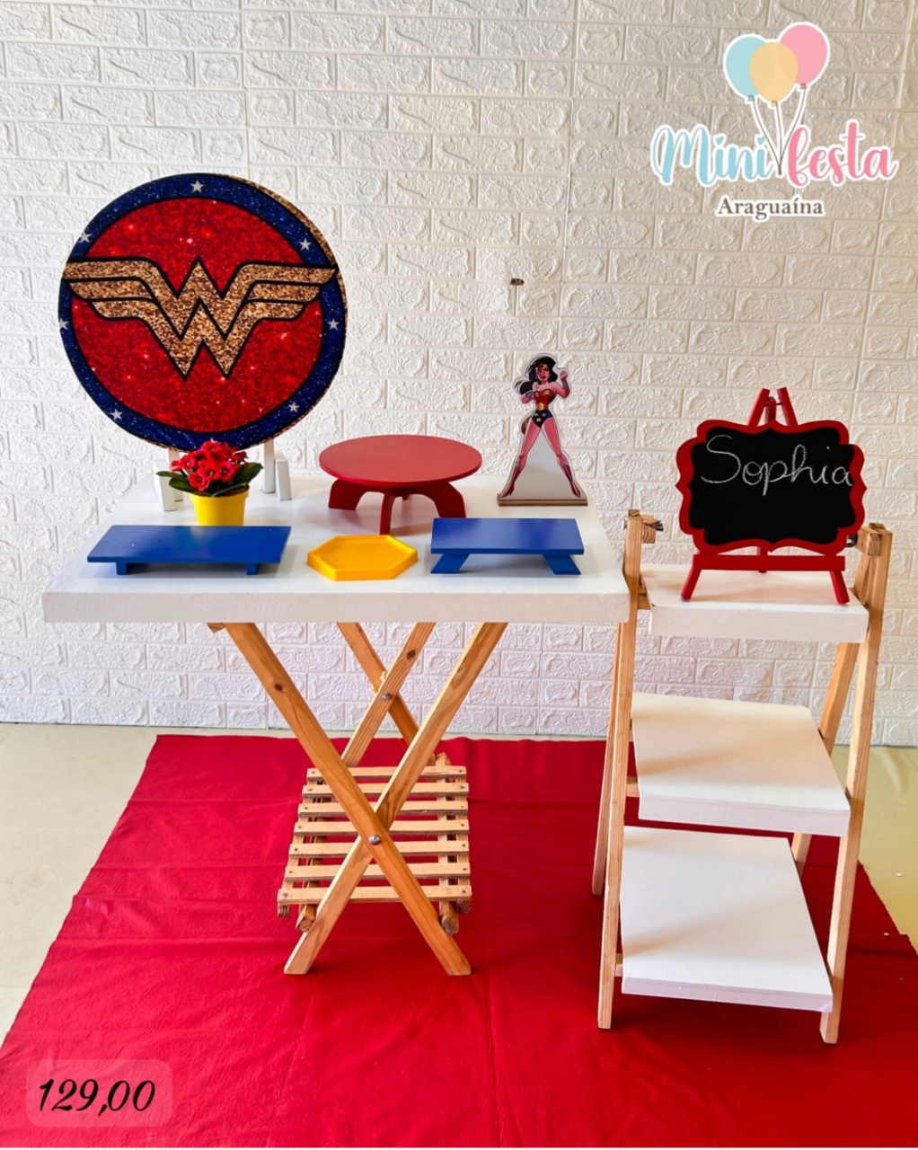 Mulher Maravilha / Kit Mini Festa 🥳 - Mãe Coruja Pegue Monte 