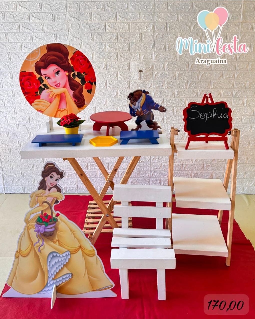Bela E A Fera/ Kit Mini Festa Luxo 🥳 🎉 - Mãe Coruja Pegue Monte 