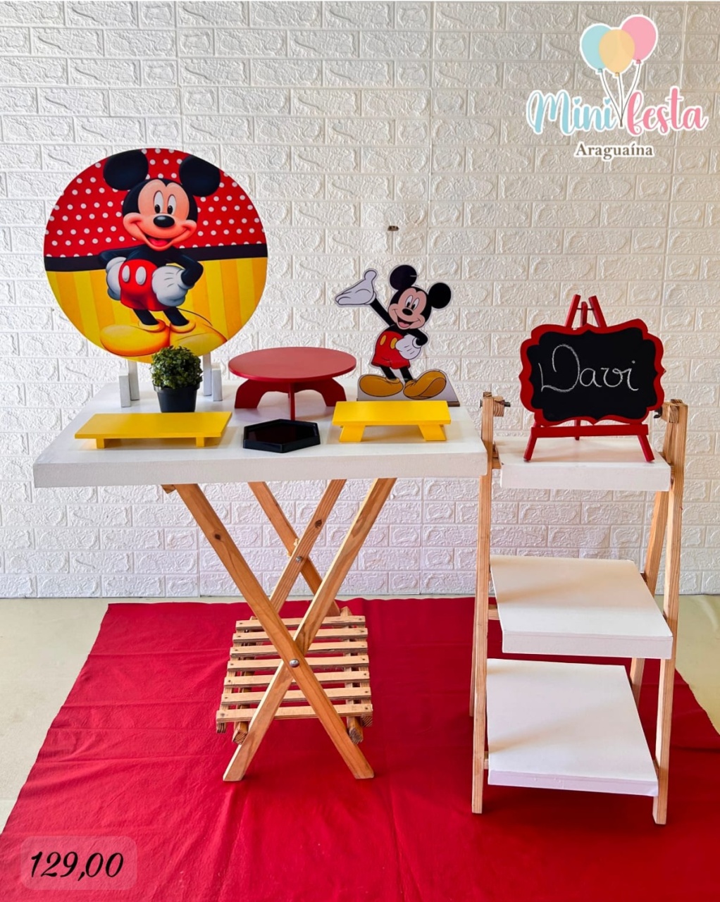 Mickey 🤵 / Kit Míni Festa 🥳 - Mãe Coruja Pegue Monte 