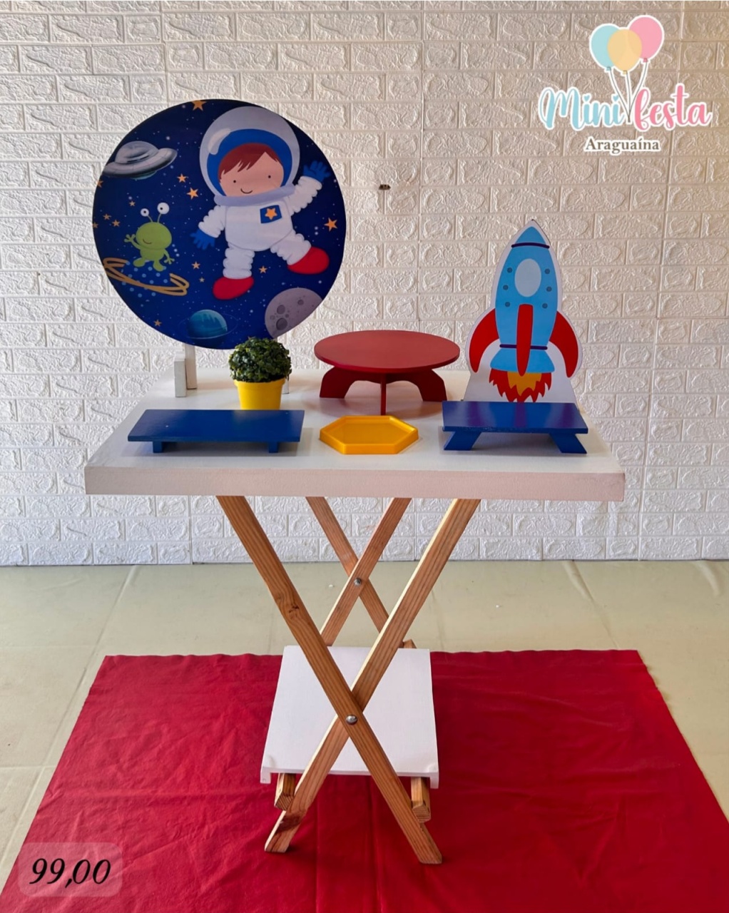 Astronauta 🤵 / Kit Só Um Bolinho 🎂 - Mãe Coruja Pegue Monte 