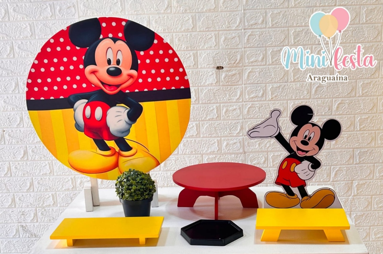 Mickey 🤵 / Kit Parabéns - Mãe Coruja Pegue Monte 