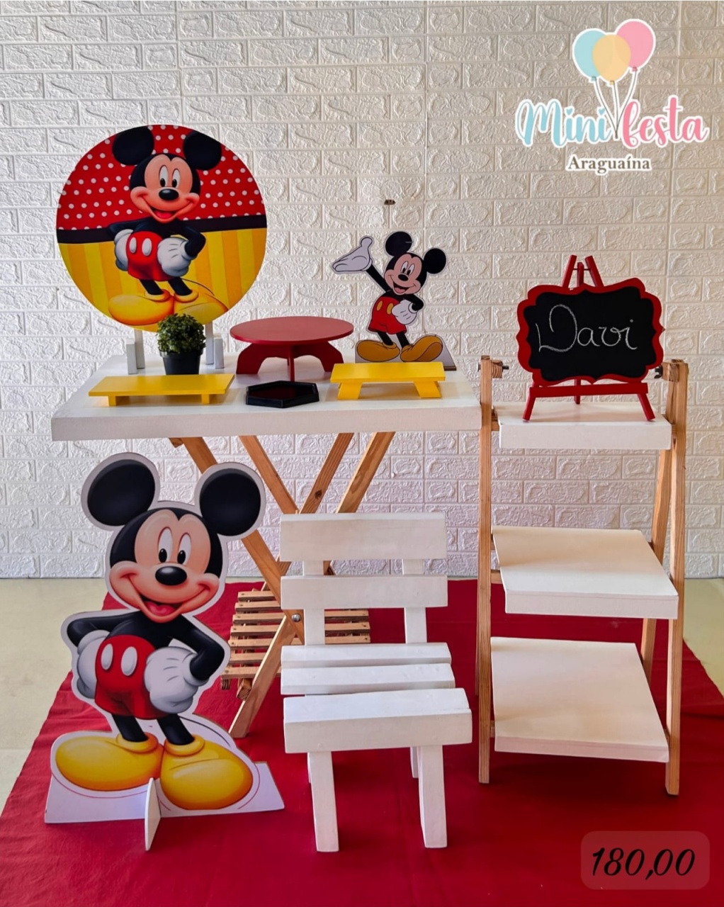 Mickey 🤵 / Kit Míni Festa Luxo 🥳✨ .. - Mãe Coruja Pegue Monte 