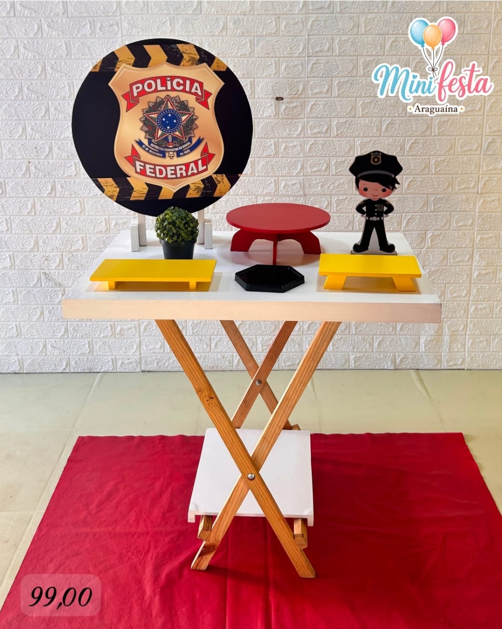 Polícia Rotam 🤵 / Kit Só Um Bolinho 🎂✨ - Mãe Coruja Pegue Monte 