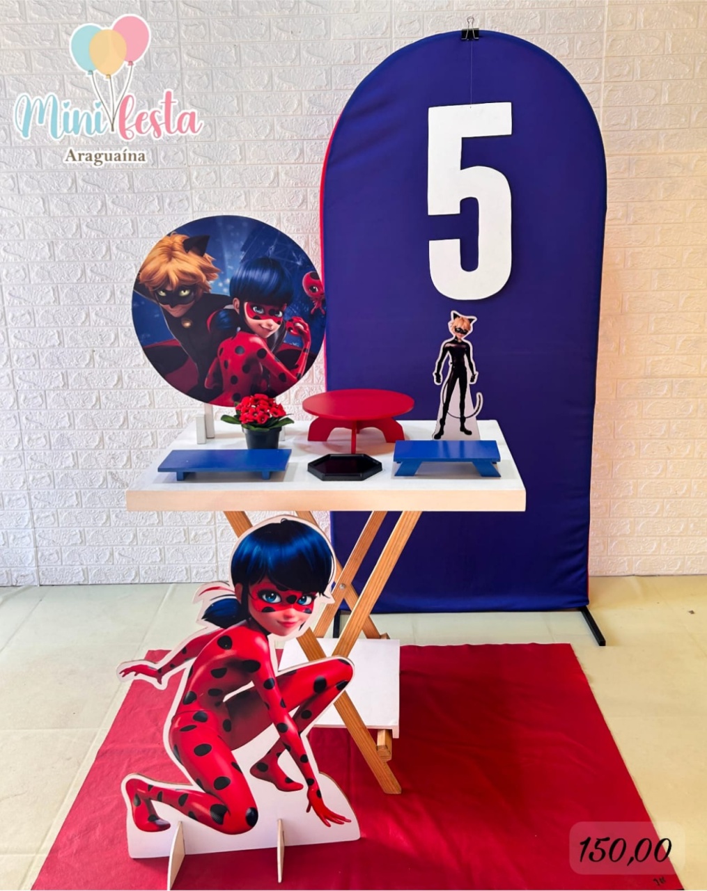 Ladybug 👸/ Kit Mini Festa Luxo 🥳🎉 ... - Mãe Coruja Pegue Monte 