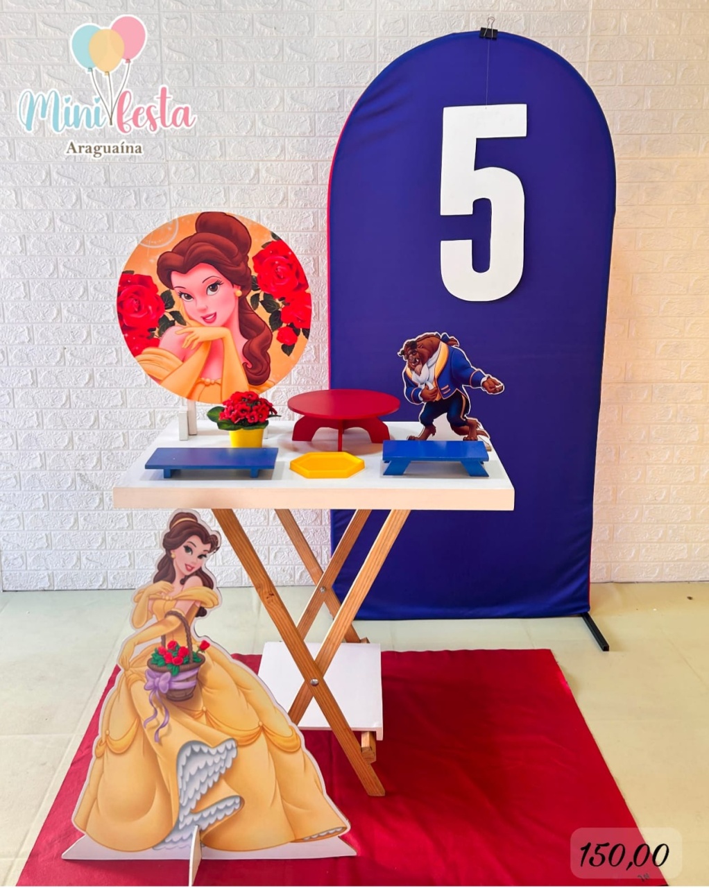 Bela E A Fera/ Kit Mini Festa Luxo 🥳🎉 - Mãe Coruja Pegue Monte 