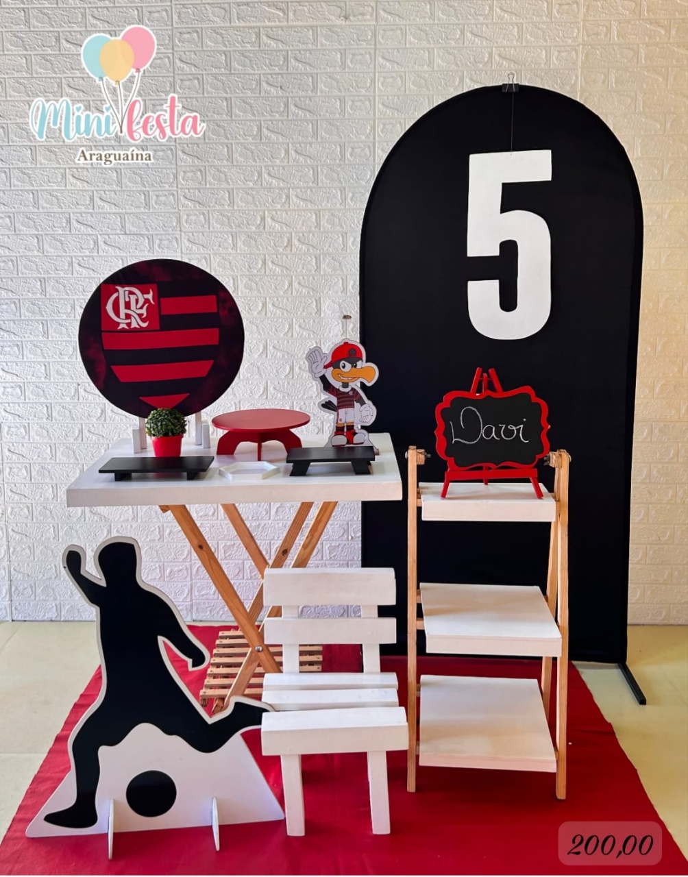 Flamengo 👸🤵 / Kit Mini Festa Luxo 🥳✨ - Mãe Coruja Pegue Monte 