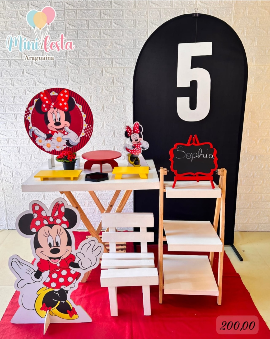 Mini Vermelha / Kit Míni Festa Luxo 🥳✨ - Mãe Coruja Pegue Monte 