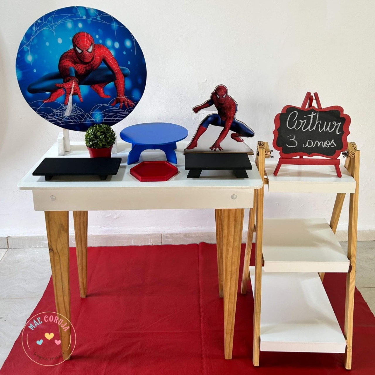 Homem-Aranha 🤵👸/ Kit 🥳 Mini Festa - Mãe Coruja Pegue Monte 