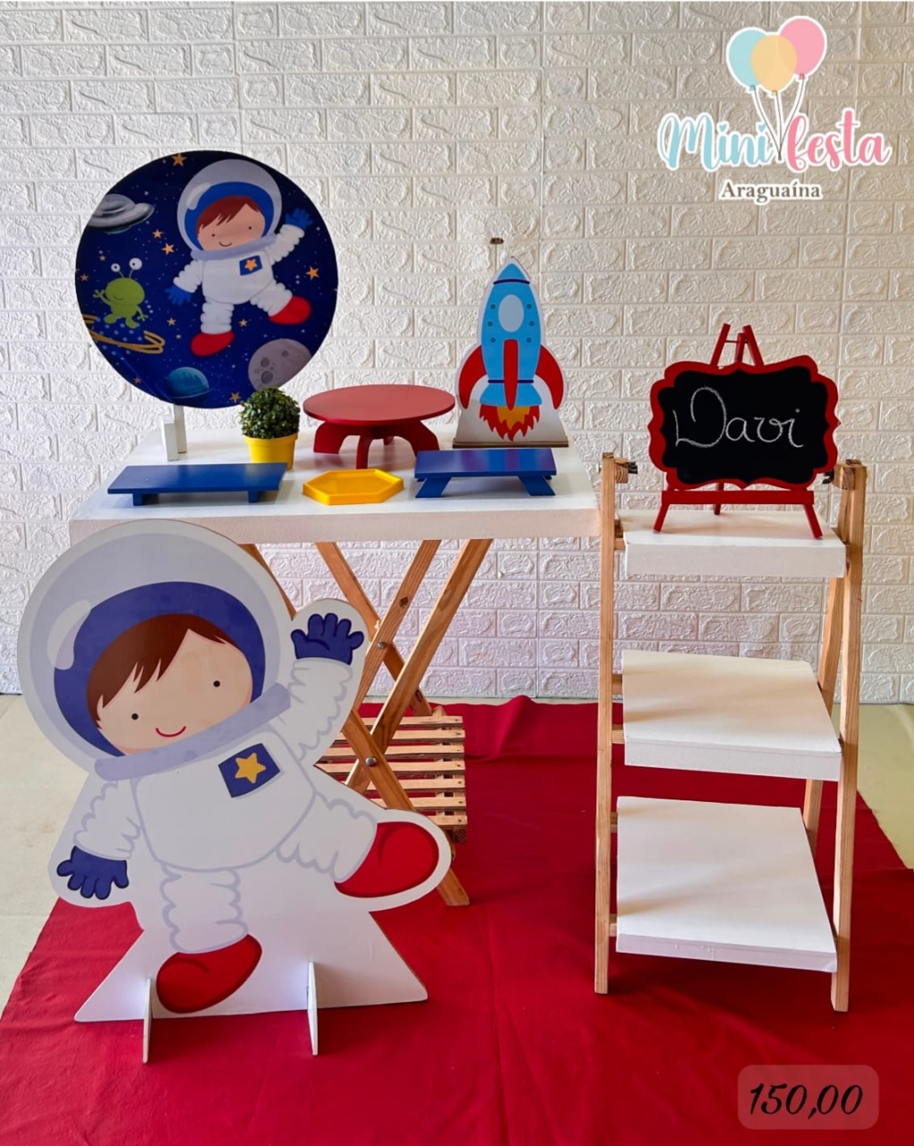 Astronauta 🤵 / Kit Mini Festa Luxo 🥳🥉 - Mãe Coruja Pegue Monte 