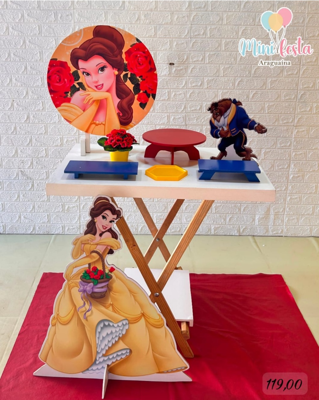 Bela E A Fera/ Kit Só Bolinho Luxo 🎂✨ - Mãe Coruja Pegue Monte 